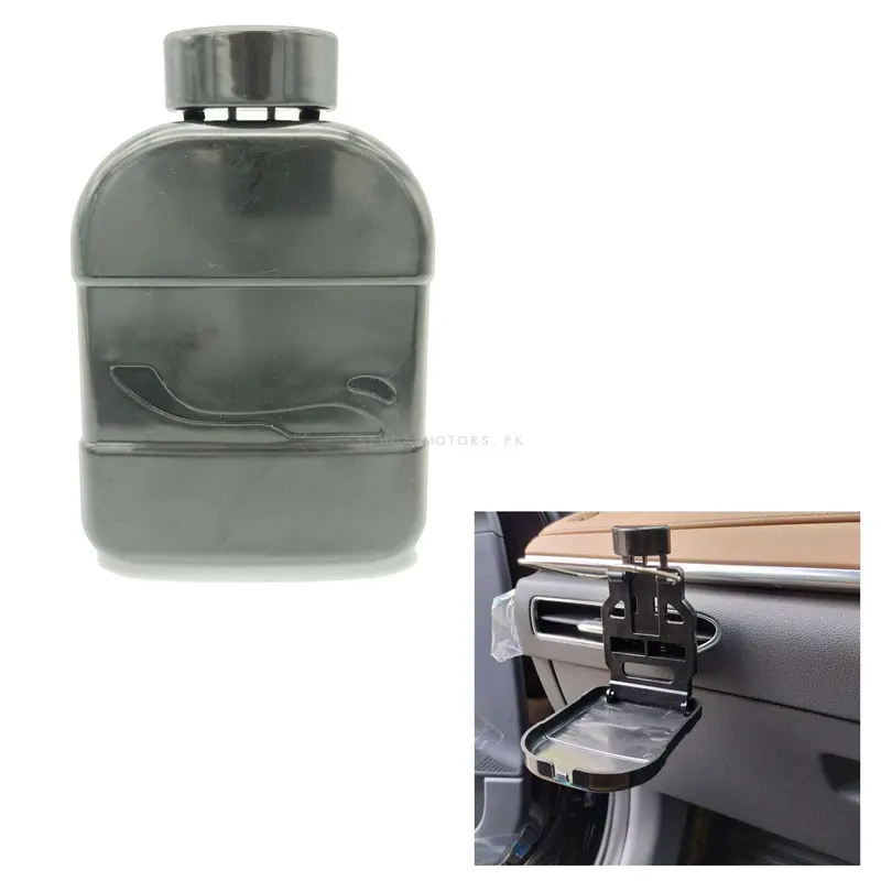 Universal Foldable Car Cup Holder - Black 2