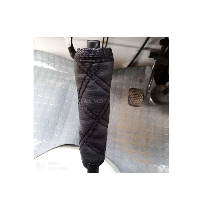 Universal Hand Brake Black Cover With Mix Thread 2