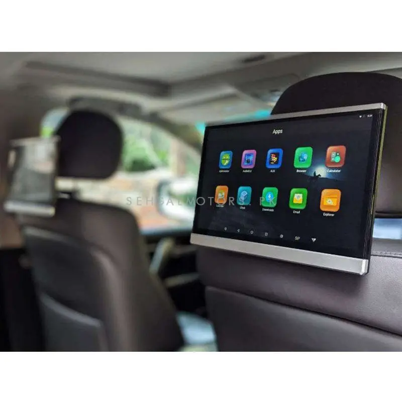 Universal Headrest Android Lcd Silver 13.5 Inches - Pair - Maximus Octa Core Ultra Thin Multimedia Ips Display System 2
