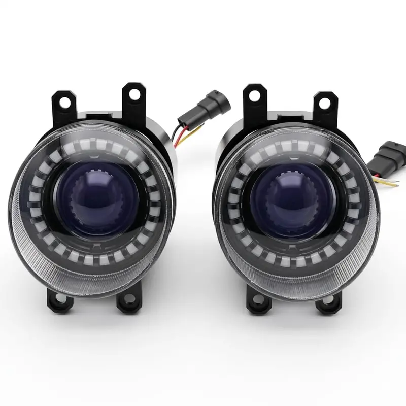 Universal Led Fog Light With Small Smd Pair 3.5 Inches - Auto Lamp Driving Fog Lamp - Car Front Replacement 2