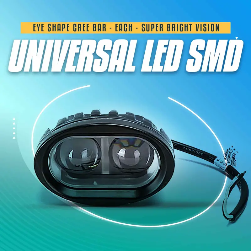 Universal Led Smd Eye Shape Cree Bar - Each - Super Bright Vision 1