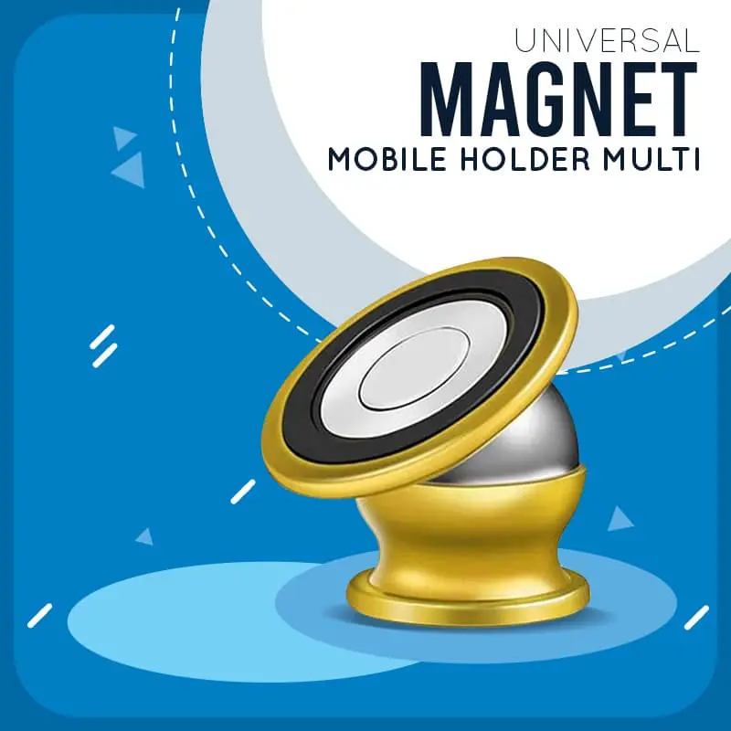 Universal Magnet Mobile Holder Multi - Phone Holder | Mobile Holder | Car Cell Mobile Phone Holder Stand 1