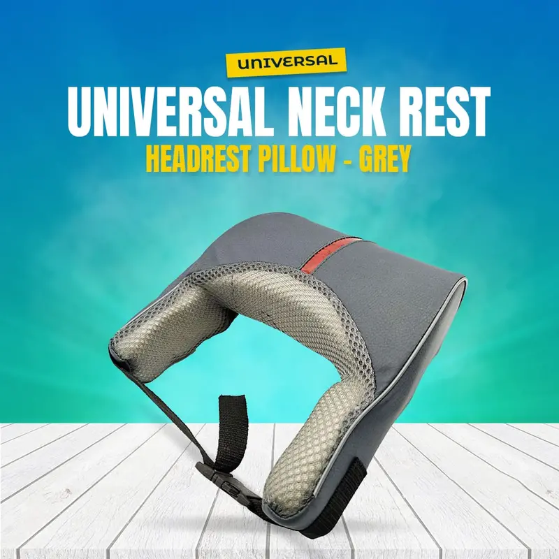Universal Neckrest Headrest Pillow - Grey029244 1