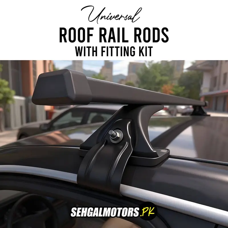 Universal Roof Rail Rods With Fitting Kit V2 - Carrier Fittings Roof Bar Fitting 2