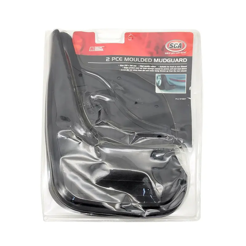 Universal Rubber Mud Flap Hatchback Sadan Cars - 2Pcs 2