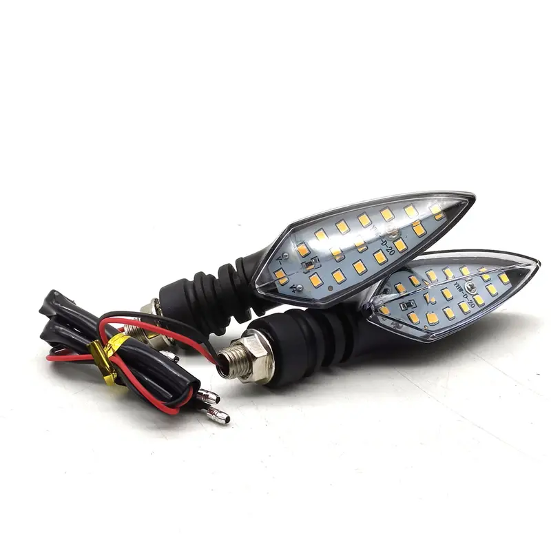 Universal Side Mirror Indicator For Bike - Black 2