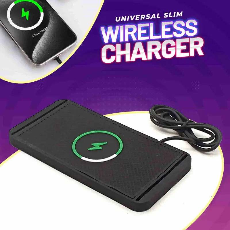 Universal Slim Wireless Charger For Mobile Phones 1