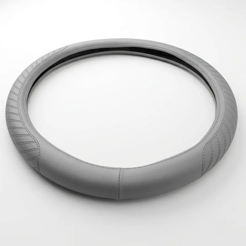 Universal Steering Cover With Lines - Grey 2