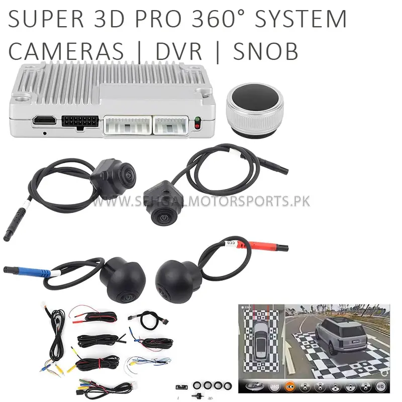 Universal Super 3D 360° Panoramic View System/Dvr With Knob 1