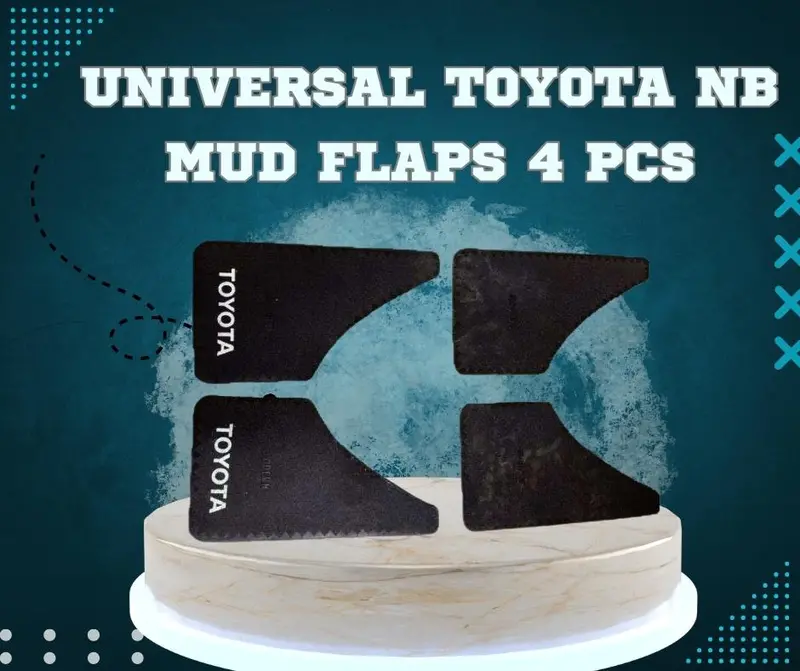 Universal Toyota Mud Flaps 4 Pcs 1