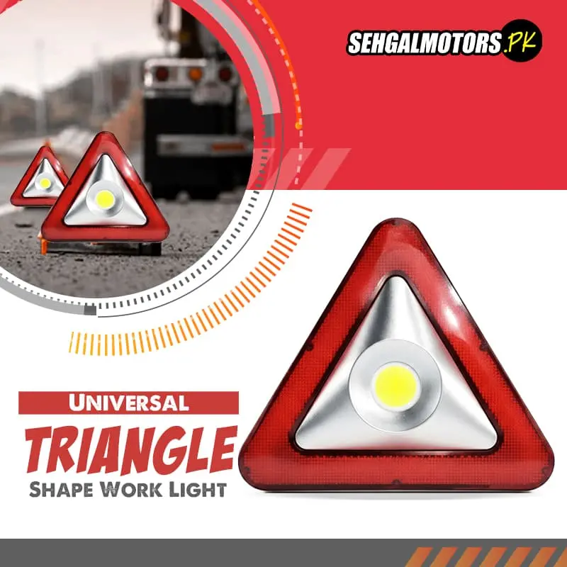 Universal Triangle Shape Work Light Triangular Warning Light Hs-8017 1