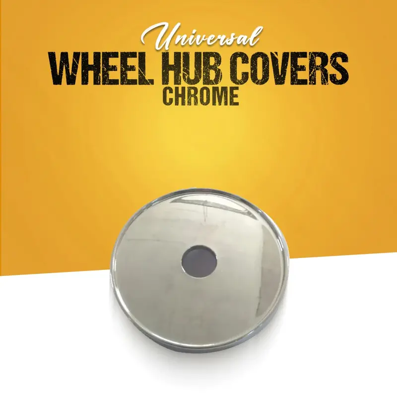 Universal Wheel Hub Covers Chrome 1