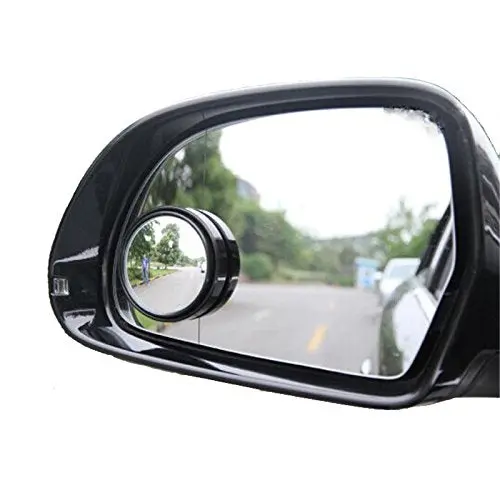 Universal Wide Angle Car Blind Spot Convex Side Mirror Circle Pair 2