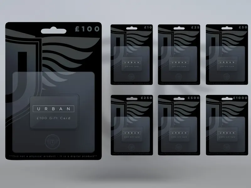 Urban Automotive Gift Card £10 - £1000 2