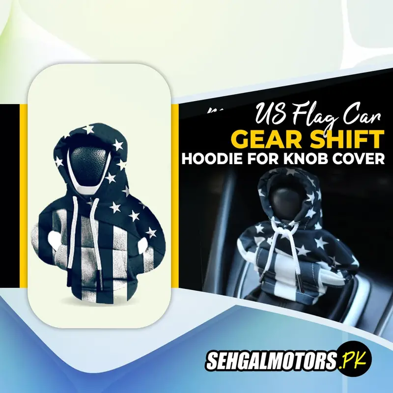 Us Flag Car Gear Shift Hoodie For Knob Cover - Gear Shift Protector Car Interior Decorations 1