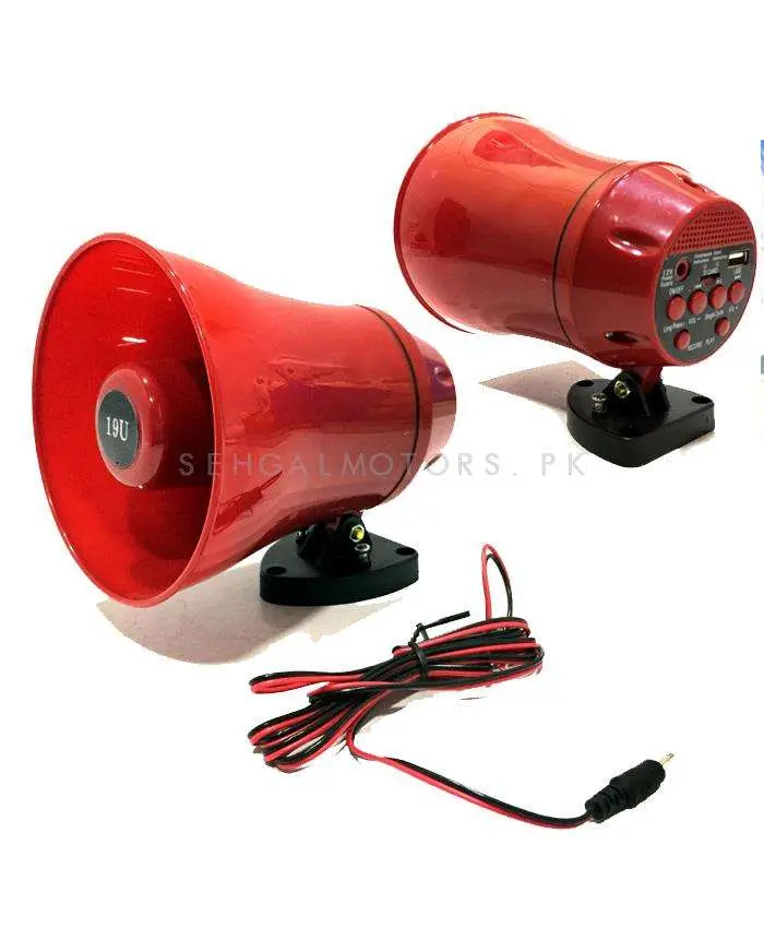 Usb Hooter Loud Speaker With Recording Sd Card Supported 2