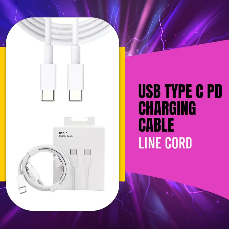 Usb Type C Pd Charging Cable Line Cord 1