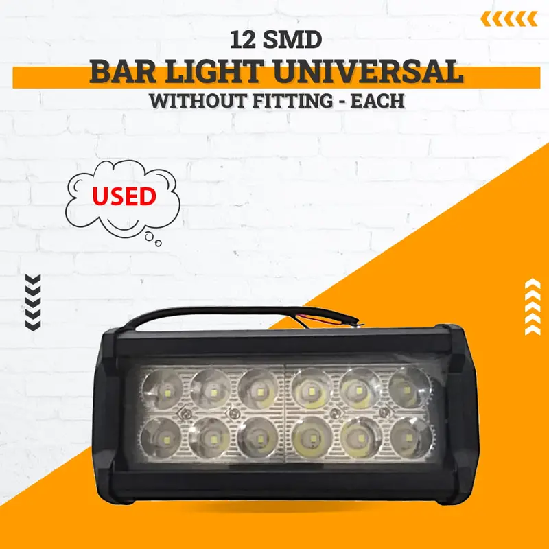 Used 12 Smd Bar Light Universal Without Fitting - Each 1