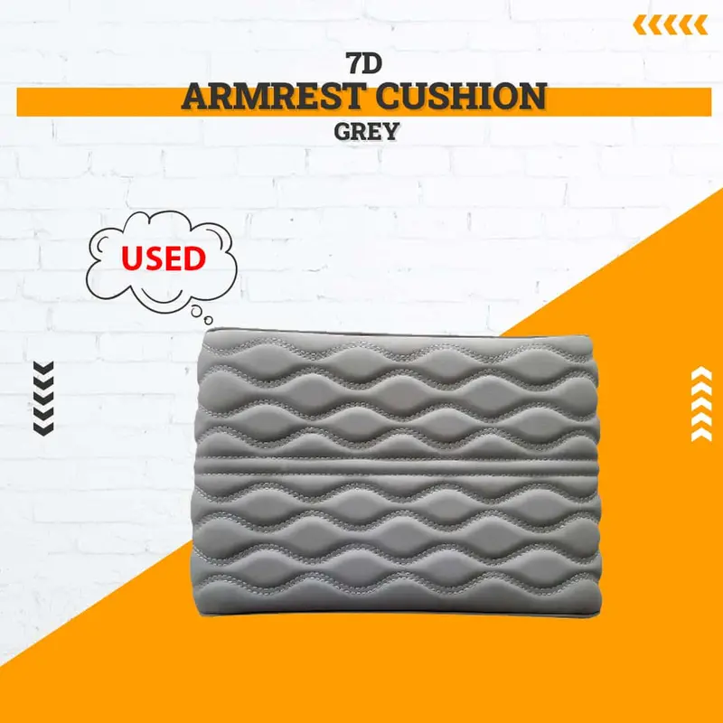 Used 7D Armrest Cushion Grey - Damage 1