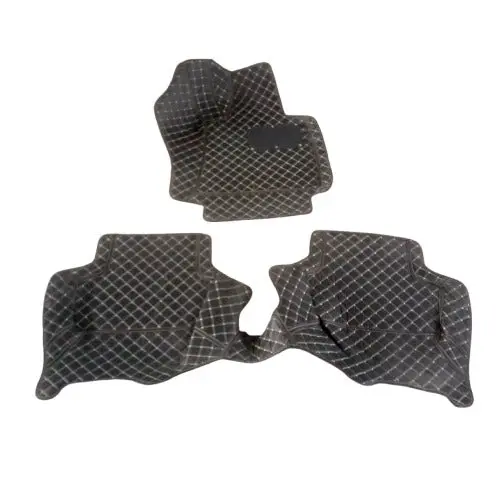Used Audi A4 7D Luxury Floor Mats Without Front Passeger - 2 Pcs Set Black 2006-2012 2