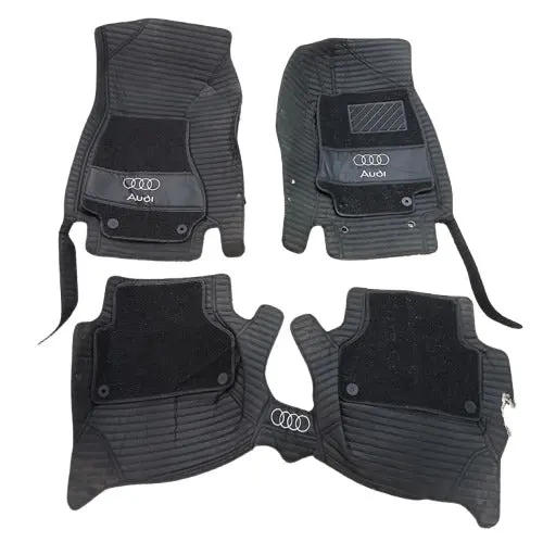 Used Audi A6 10D Lining Floor Mats - Mix Thread Black 2011 - 2021 - Damage 2