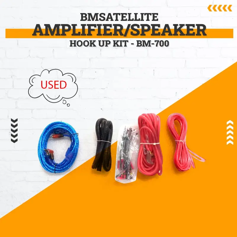 Used Bmsatellite Amplifier/Speaker Hook Up Kit - Bm-700 1