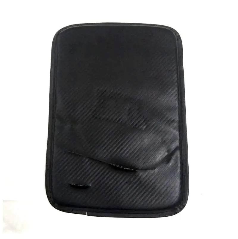 Used Car Armrest Pad Covers Rough Condition 2