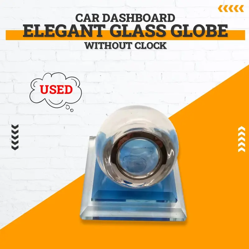 Used Car Dashboard Elegant Glass Globe Without Clock 1