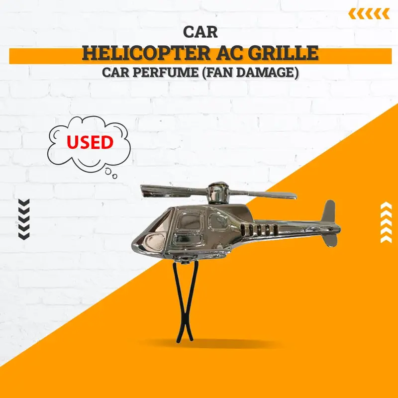 Used Car Helicopter Ac Grille Car Perfume (Fan Damage) 1