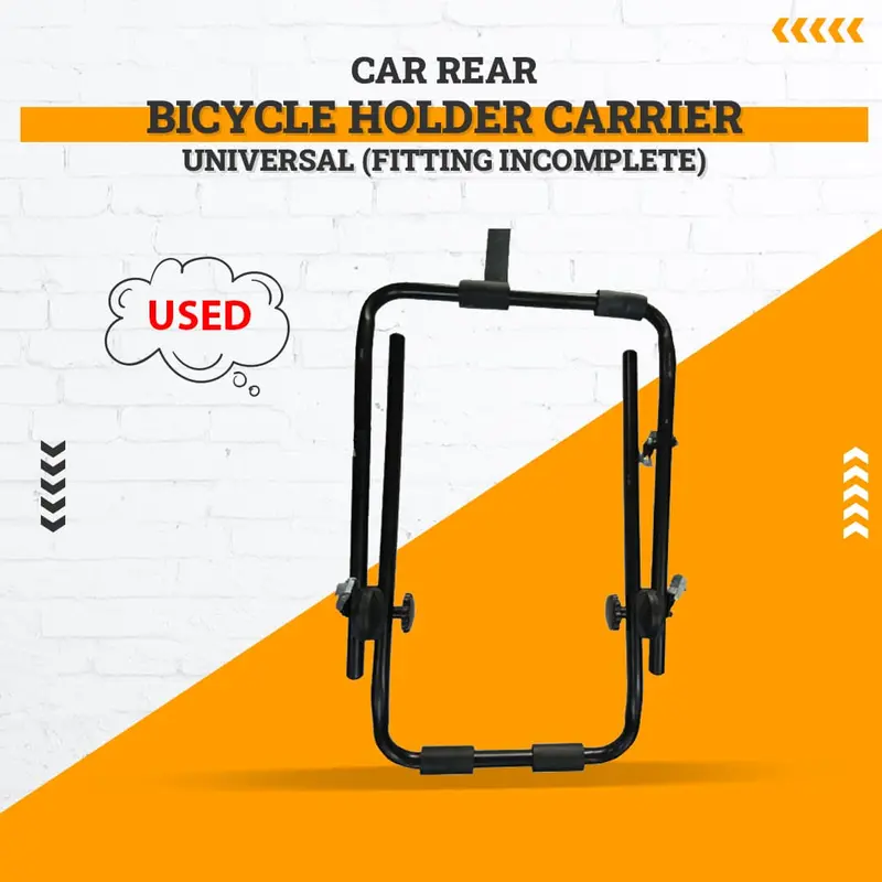 Used Car Rear Bicycle Holder Carrier Universal - (Fitting Incomplete) 1