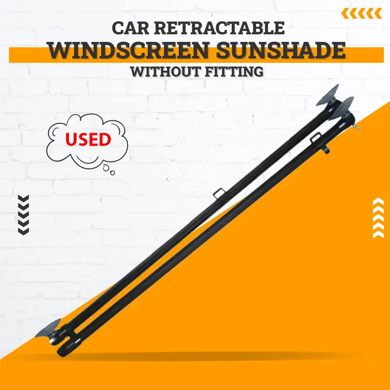 Used Car Retractable Windscreen Sunshade - - (Without Fitting) 1