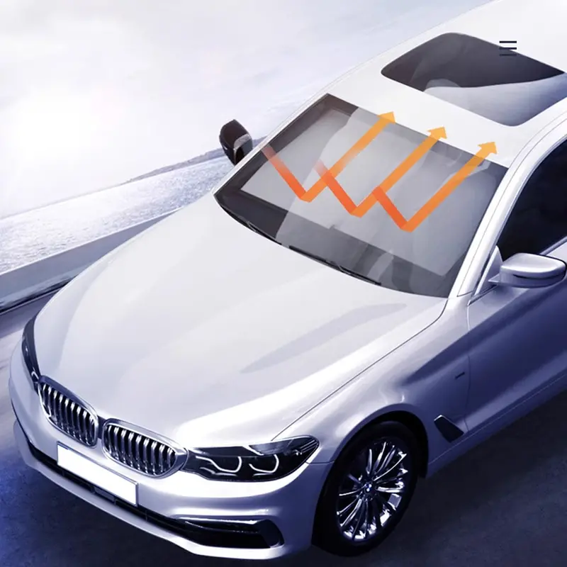 Used Car Retractable Windscreen Sunshade - - (Without Fitting) 2