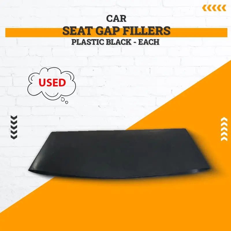 Used Car Seat Gap Fillers Plastic Black - Each - (Damage) 1