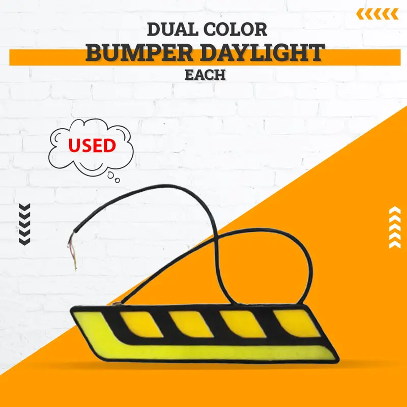 Used Dual Color Bumper Daylight Each 1