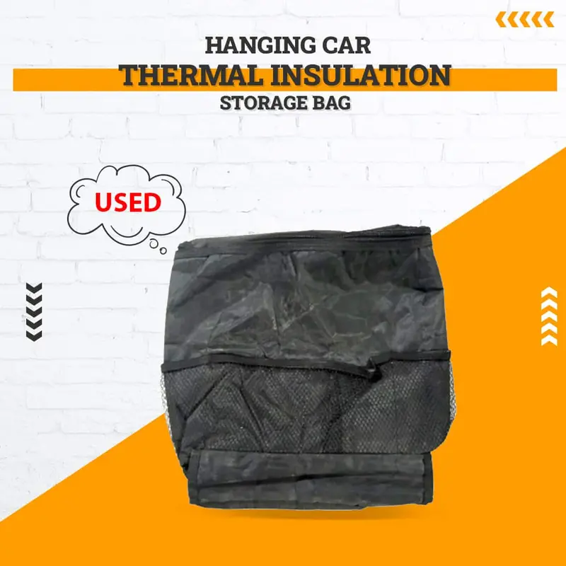 Used Hanging Car Thermal Insulation Storage Bag - (Rough Condition) 1