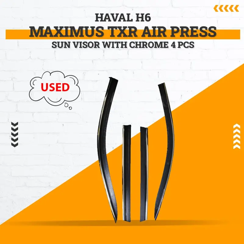 Used Haval H6 Maximus Txr Air Press Sun Visor With Chrome 4 Pcs  2021 - 2024 - 2021-2024 1