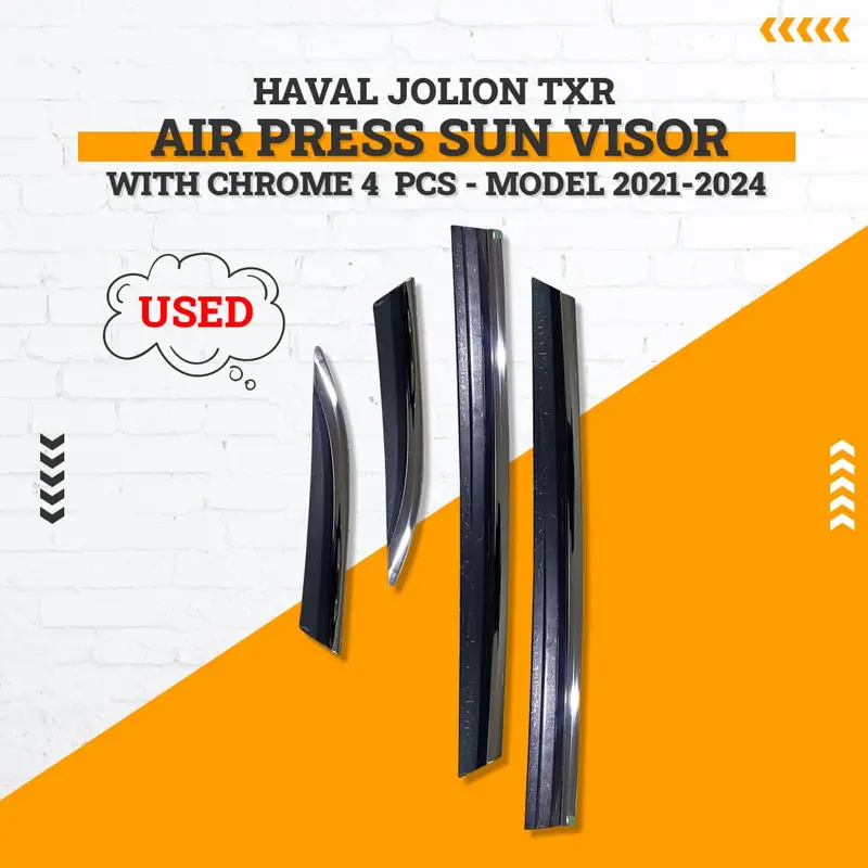 Used Haval Jolion Maximus Txr Air Press Sun Visor With Chrome 4 Pcs 2021 - 2025 1