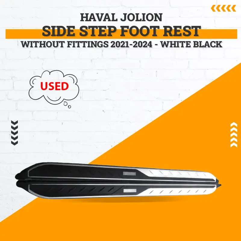 Used Haval Jolion Side Step Foot Rest Without Fittings 2021 - 2025 - White Black 1