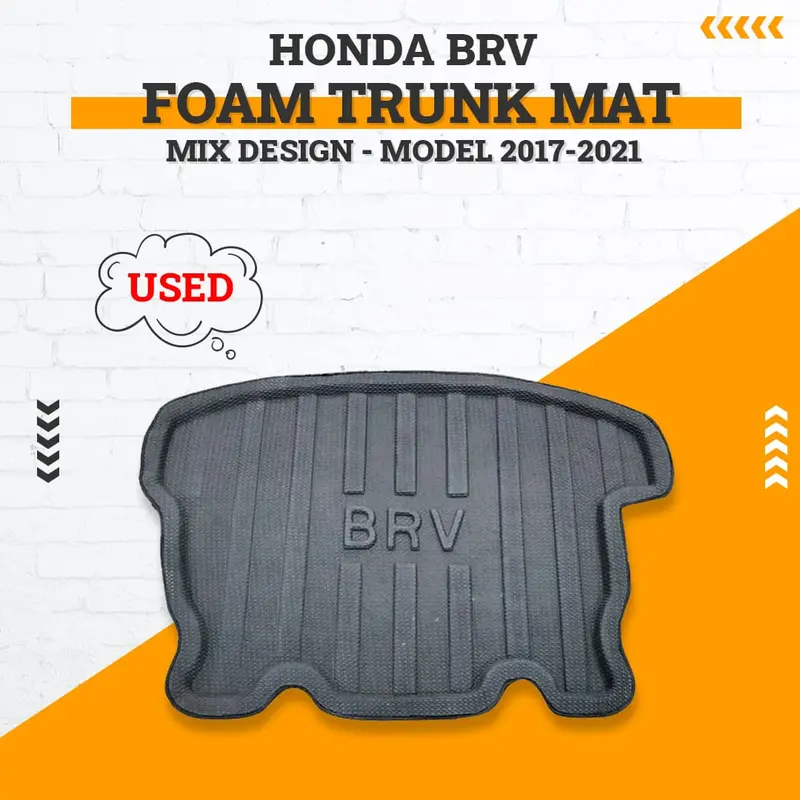 Used Honda Brv Foam Trunk Mat Mix Design 2017 - 2025 - Cargo Boot Liner Diggi Protection Tray Cove 1