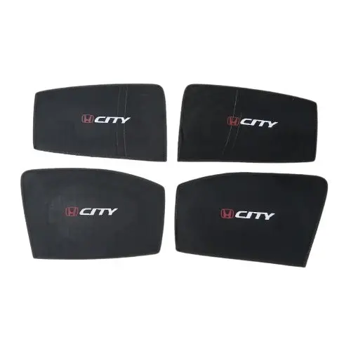 Used Honda City Foldable & Flexible Sunshade With Logo 2021 - 2025 - (Thread Issue) 2