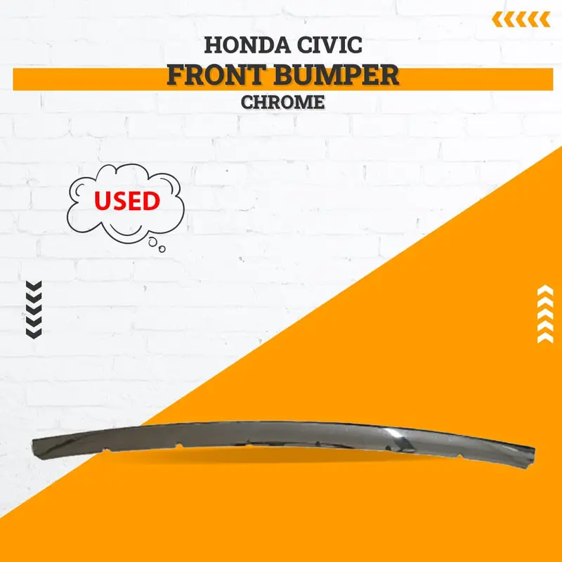 Used Honda Civic Front Bumper Chrome 2016 - 2021 - (Minor Scratches) 1