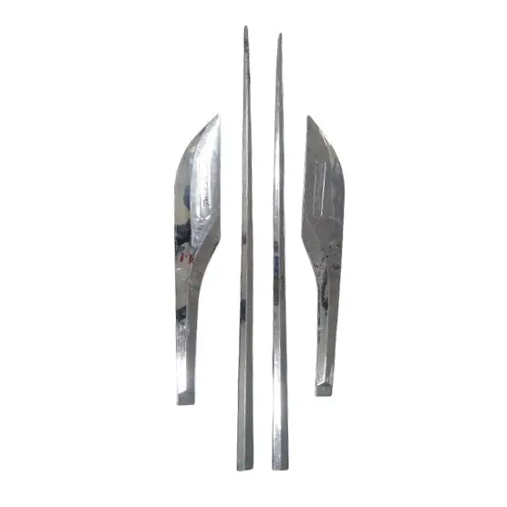 Used Honda Civic Lower Door Chrome Moulding With Logo Ma00922/923 2016 - 2021 2