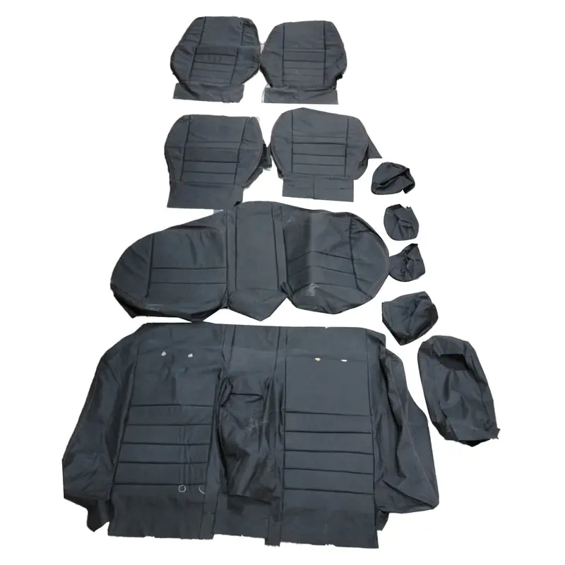 Used Honda Civic Reborn Black Seat Covers 11 Pcs 2006 - 2012 2
