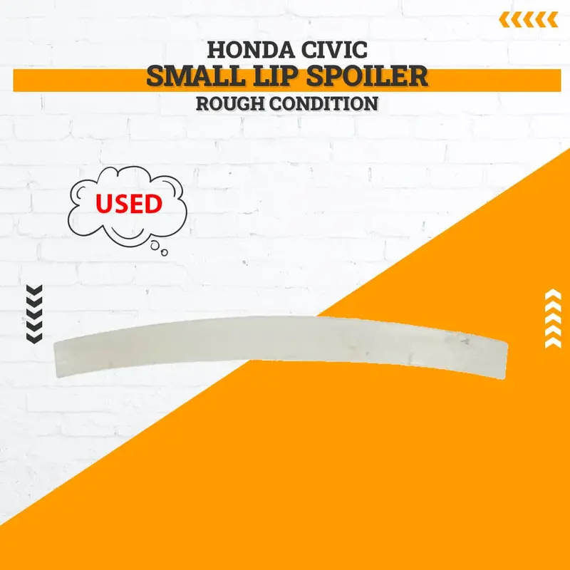 Used Honda Civic Small Lip Spoiler 2016 - 2021 - (Rough Condition) 1