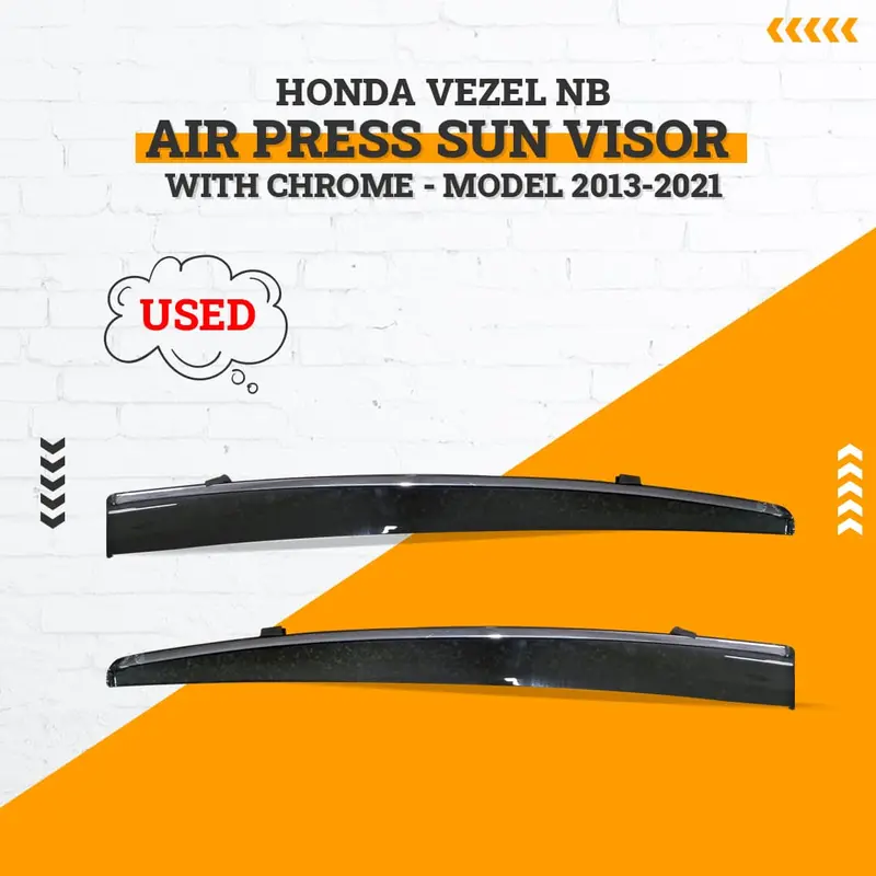 Used Honda Vezel Nb Air Press Sun Visor With Chrome 2013 - 2025 - Rough Condition 1