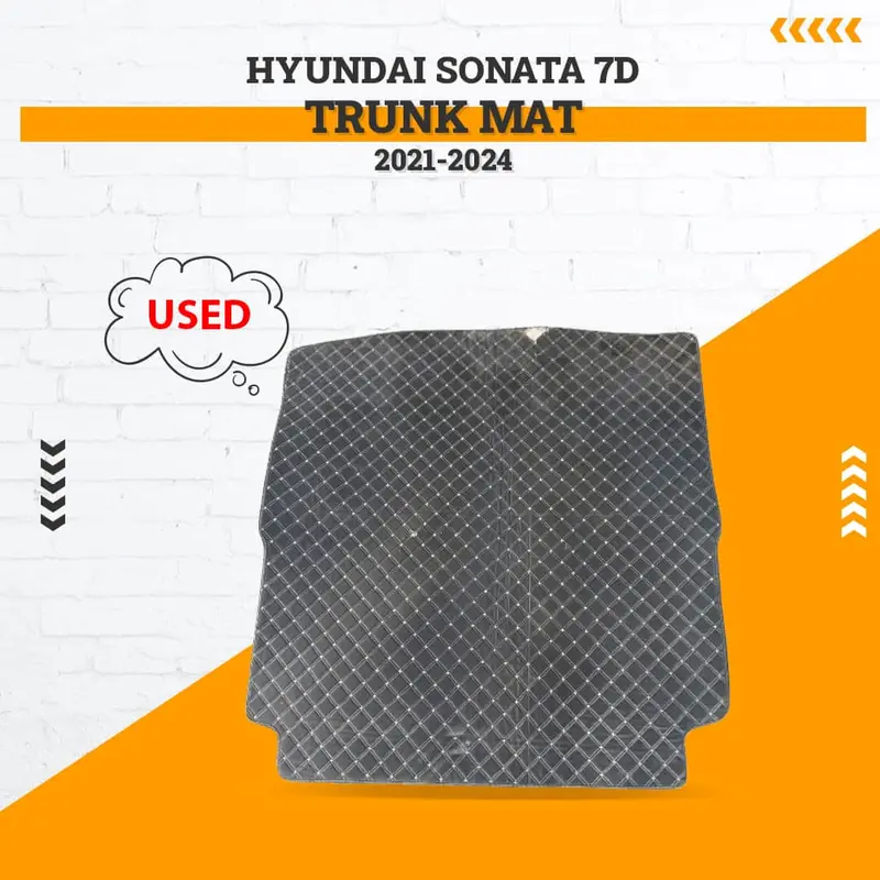 Used Hyundai Sonata 7D Trunk Mat 2021 - 2024 - (Damage) 1