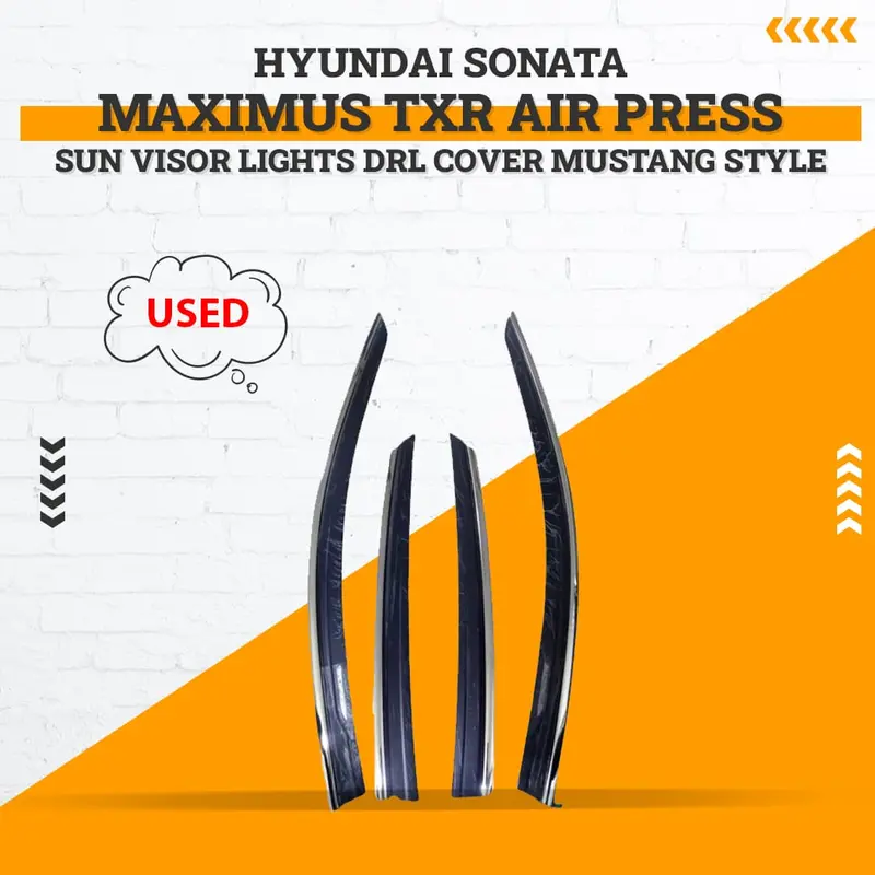 Used Hyundai Sonata Maximus Txr Air Press Sun Visor With Chrome 4 Pcs - (1 Pc Damage) 2021-2024 1