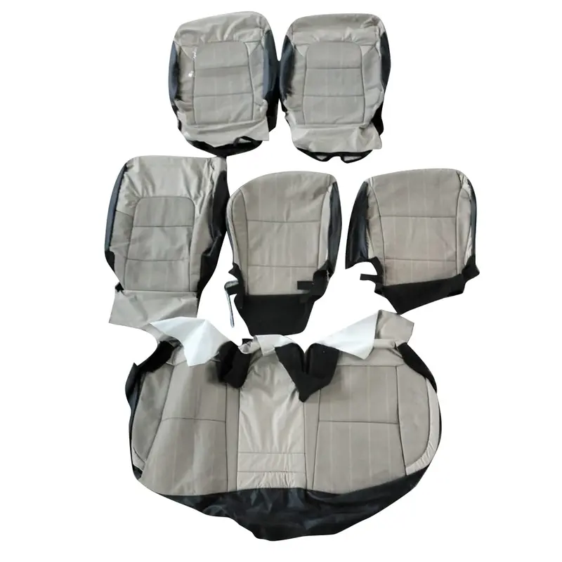 Used Hyundai Tucson Breathable Seat Cover Beige With Black 2020 - 2024 - 6 Pcs 2