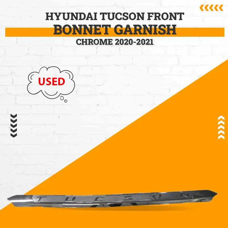 Used Hyundai Tucson Front Bonnet Garnish Chrome 2020 - 2024 - - Minor Damage 1