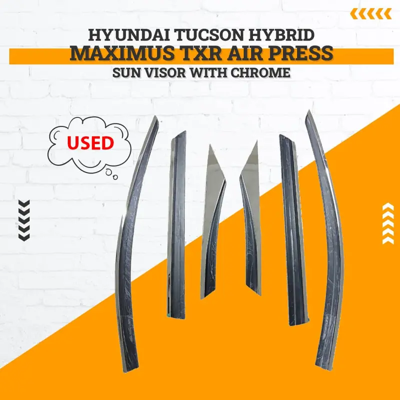 Used Hyundai Tucson Hybrid Maximus Txr Air Press Sun Visor With Chrome - (Damage) 1
